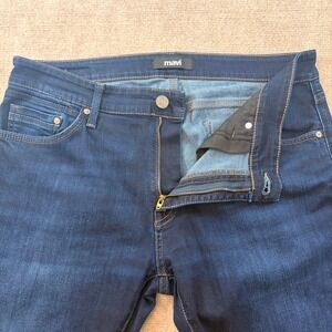 Mavi Jeans Men 36x32 Jake Dark Indigo Slim Leg Comfort Stretch Denim 18059